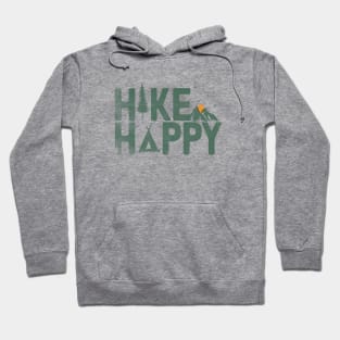 Hike Happy Camper Hiker Hiking Hoodie